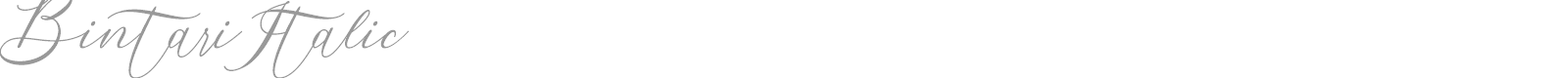 Bintari font preview